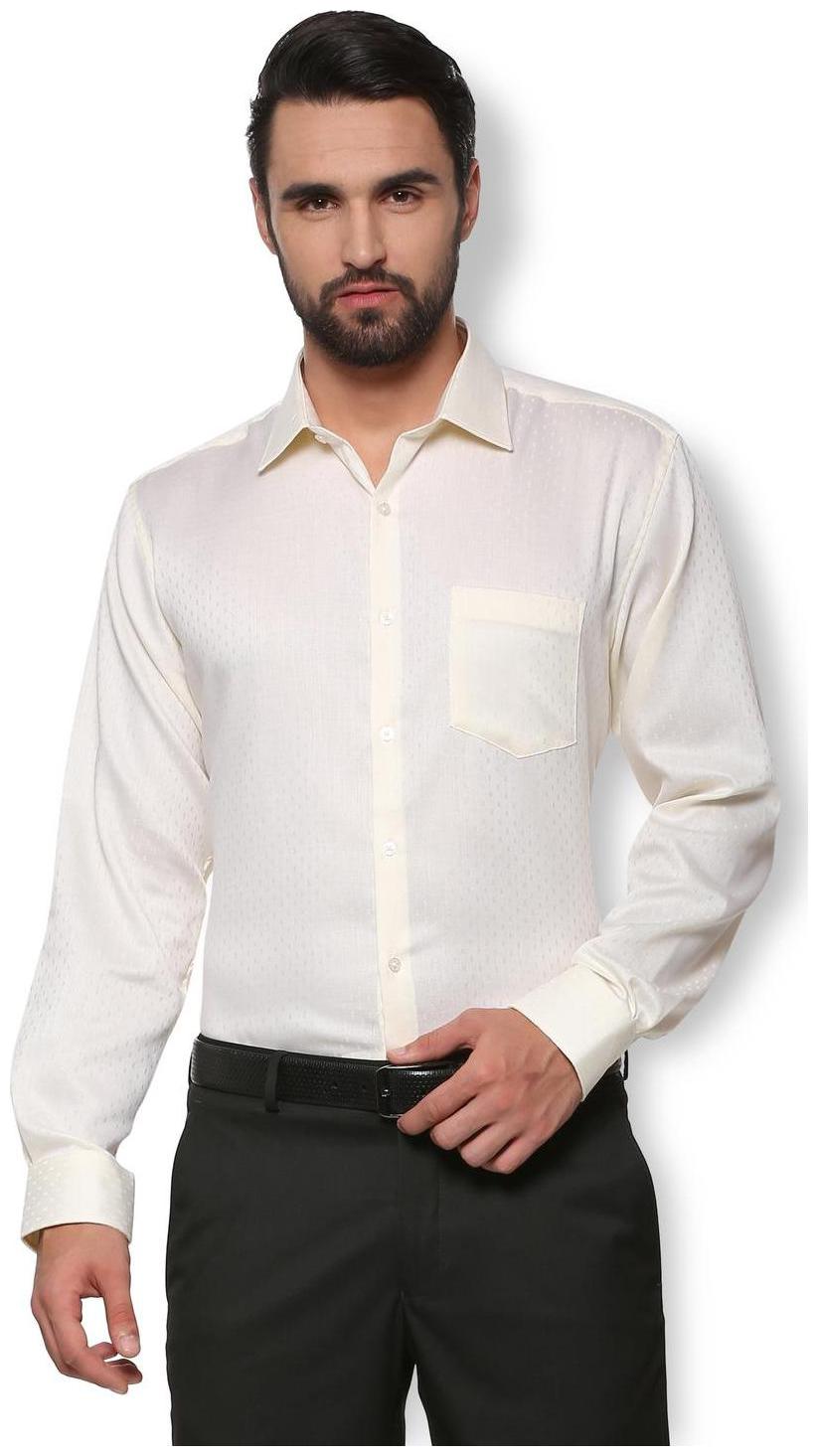 

Van Heusen Men Regular fit Formal Shirt - Beige