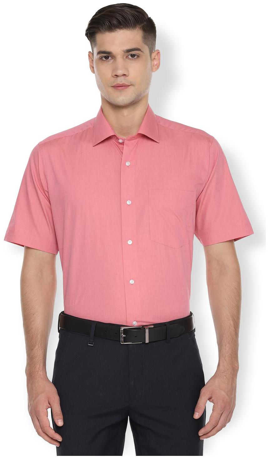 

Van Heusen Men Regular fit Formal Shirt - Pink