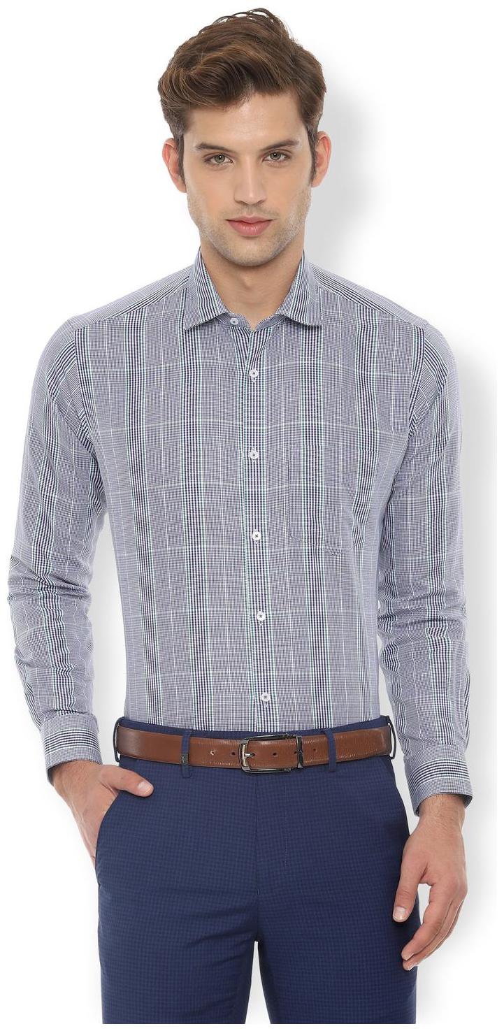 

Van Heusen Men Regular fit Formal Shirt - Blue