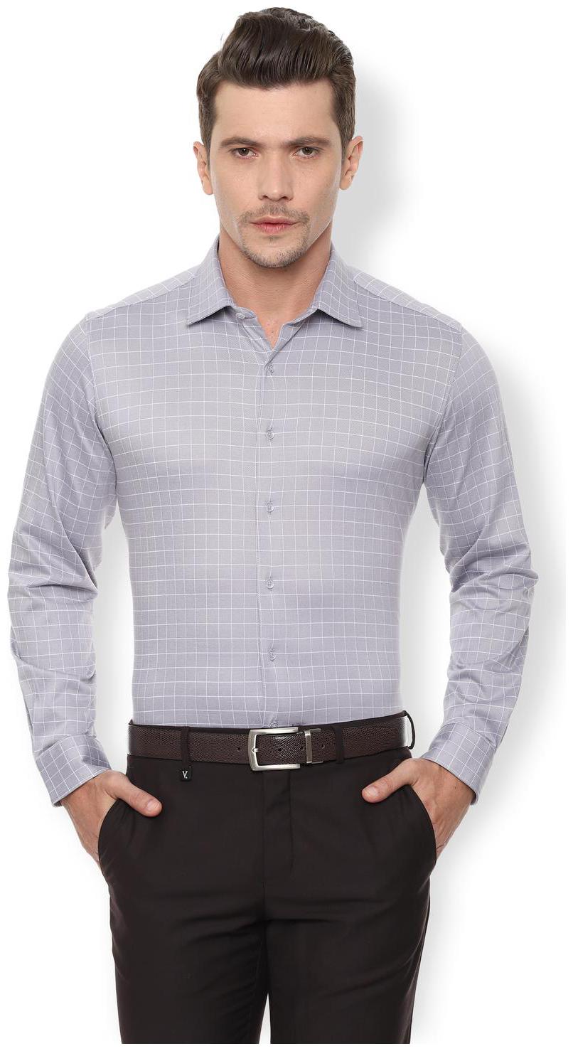 

Van Heusen Men Slim fit Formal Shirt - Grey