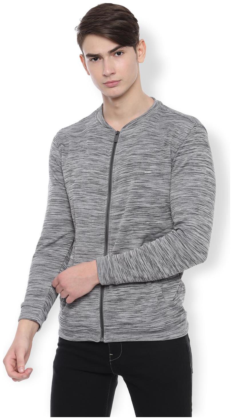 

Van Heusen Men Grey Round neck Sweatshirt