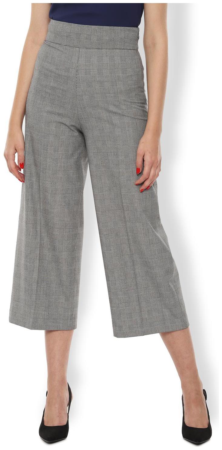 

Van Heusen Women Grey Regular fit Regular trousers