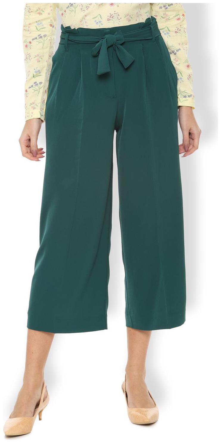 

Van Heusen Women Green Regular fit Cullotes