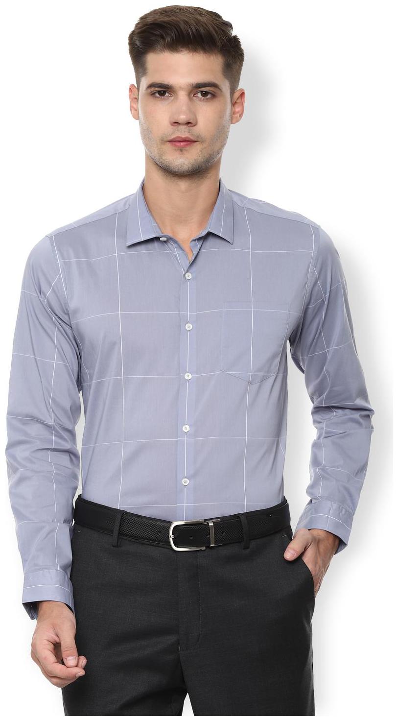 

Van Heusen Men Slim fit Formal Shirt - Grey