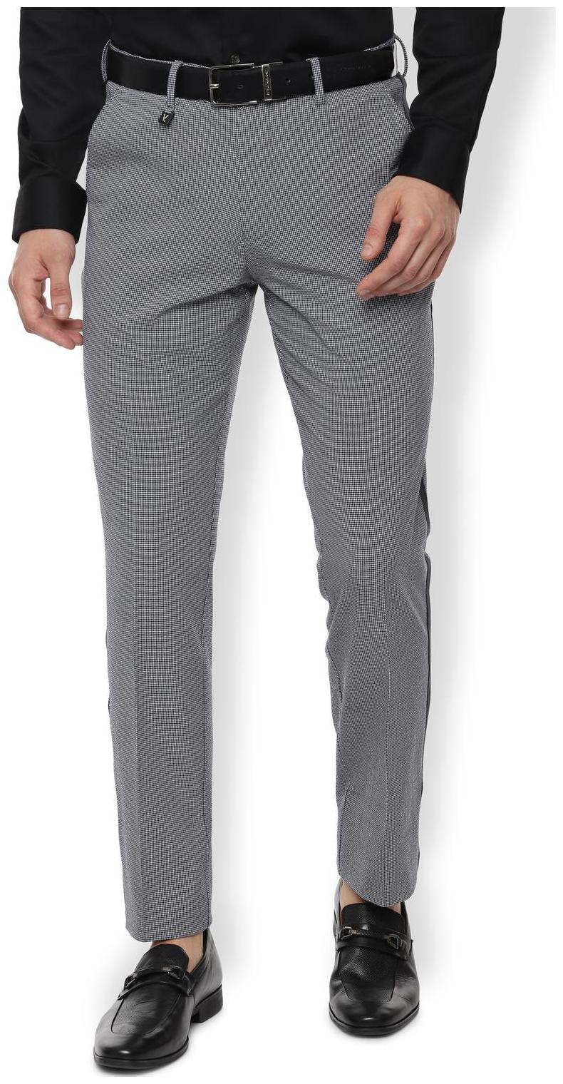 

Van Heusen Men Textured Skinny Fit Formal Trouser - Grey