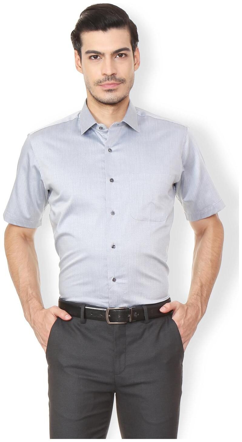 

Van Heusen Men Super slim fit Formal Shirt - Grey
