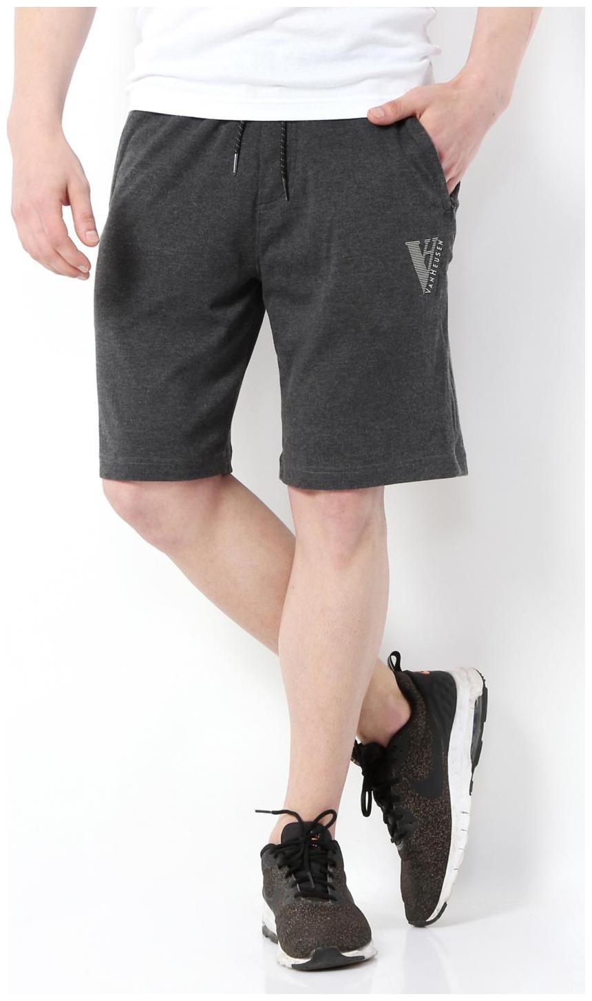 

Van Heusen Men Grey Regular Fit Regular Shorts
