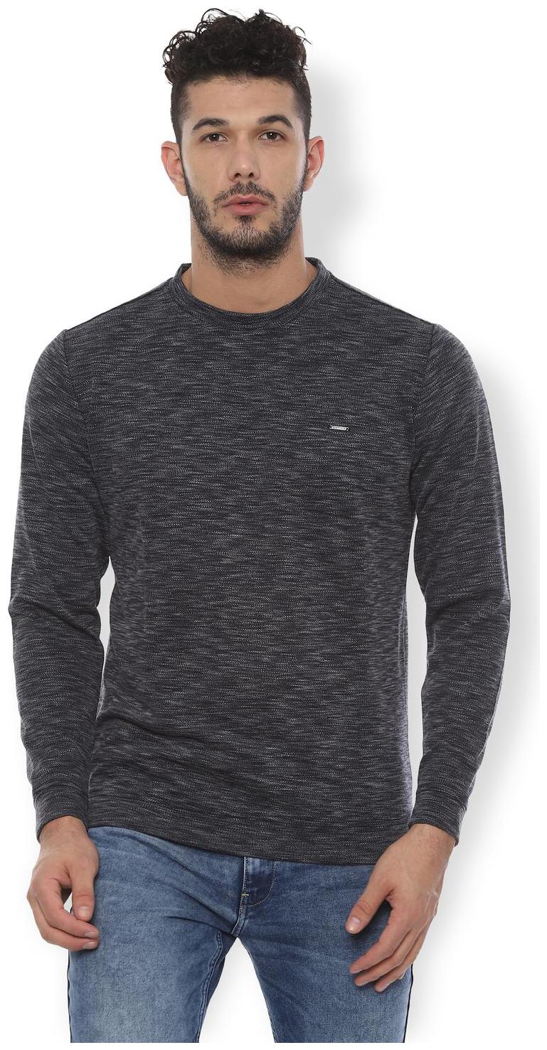 

Van Heusen Men Grey Round neck Sweatshirt