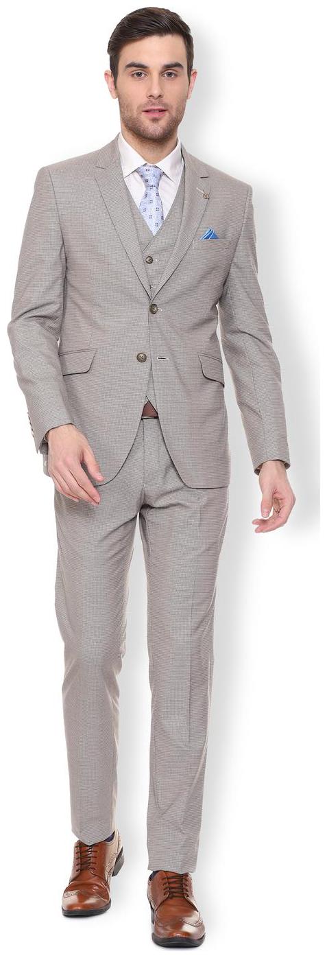 

Van Heusen Grey Reversible Waistcoat Four Piece Suit