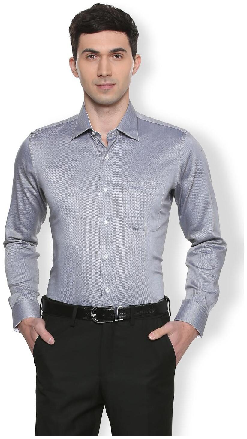 

Van Heusen Men Slim fit Formal Shirt - Grey