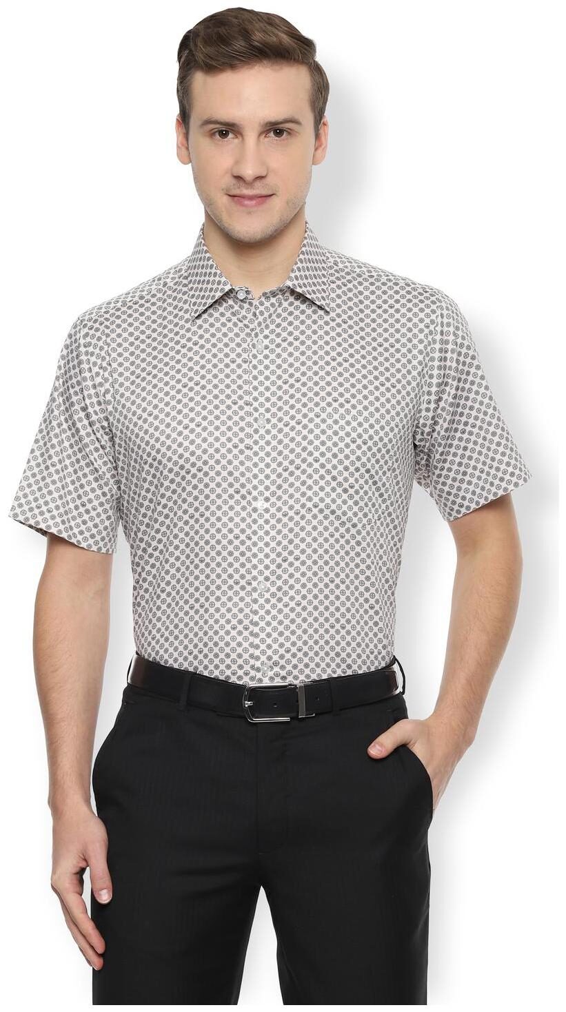 

Van Heusen Men Regular fit Formal Shirt - Grey