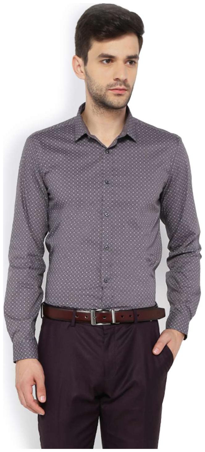 

Van Heusen Men Slim fit Formal Shirt - Grey