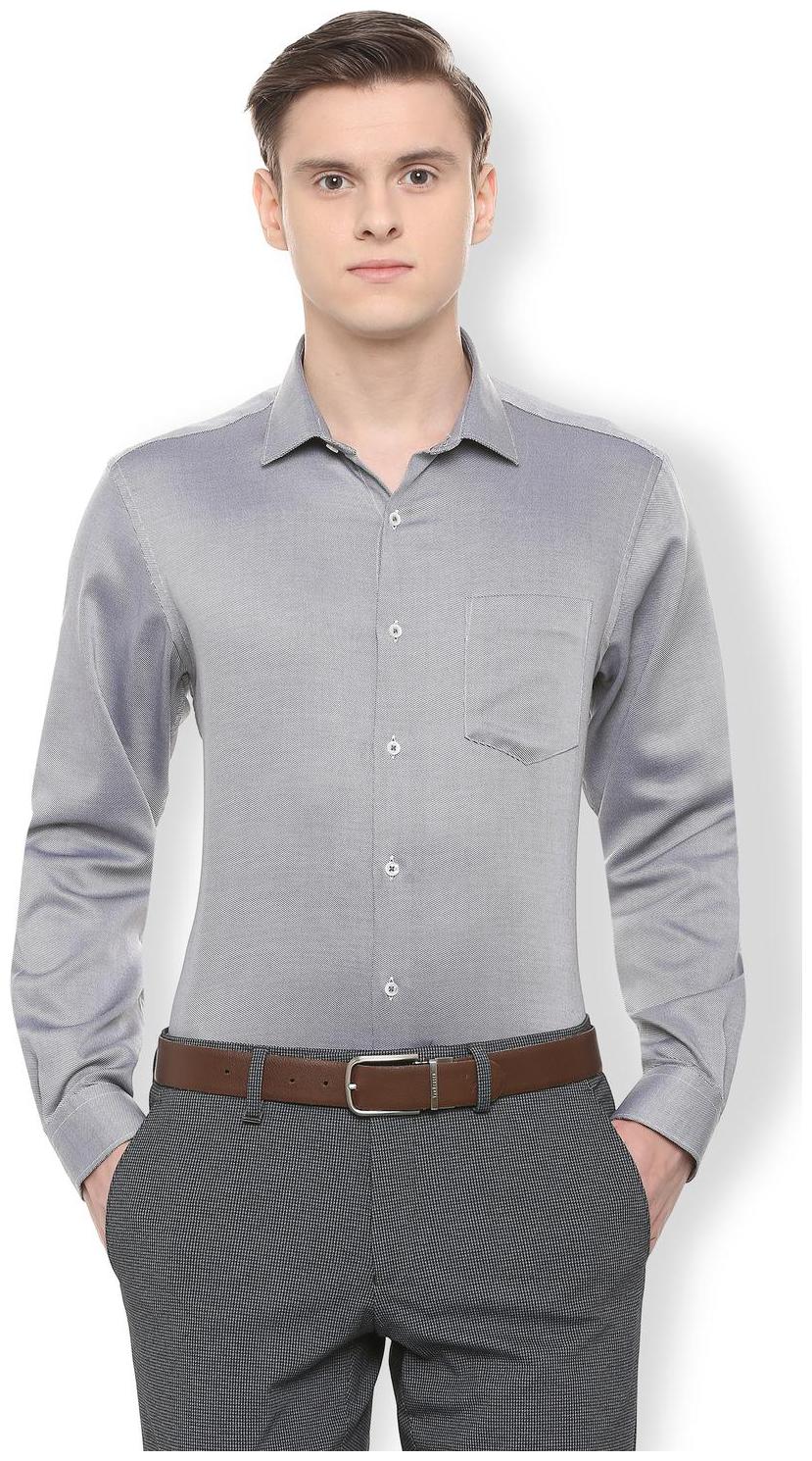 

Van Heusen Men Regular fit Formal Shirt - Grey