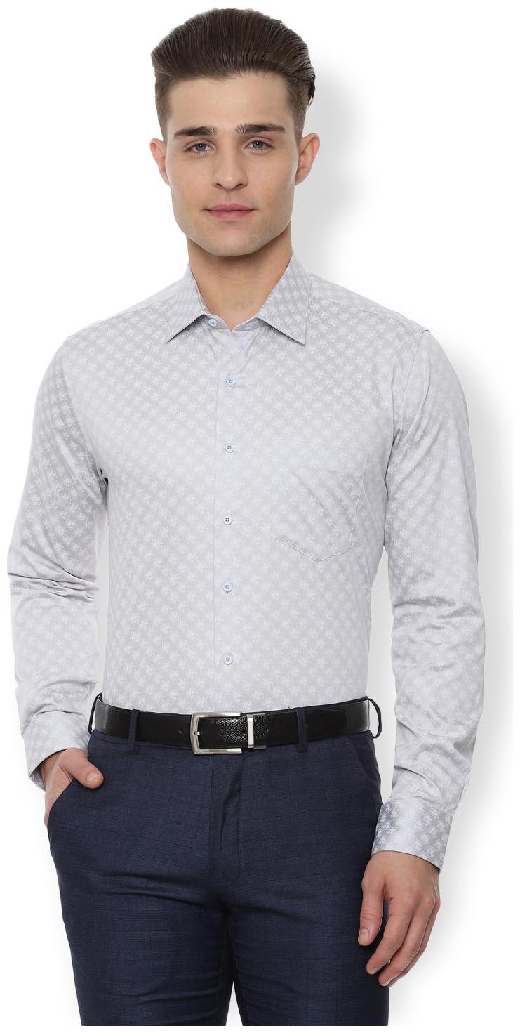 

Van Heusen Men Slim fit Formal Shirt - Grey