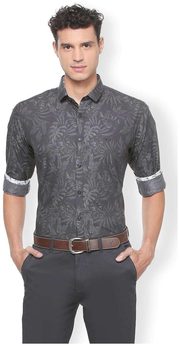 

Van Heusen Men Slim fit Formal Shirt - Grey