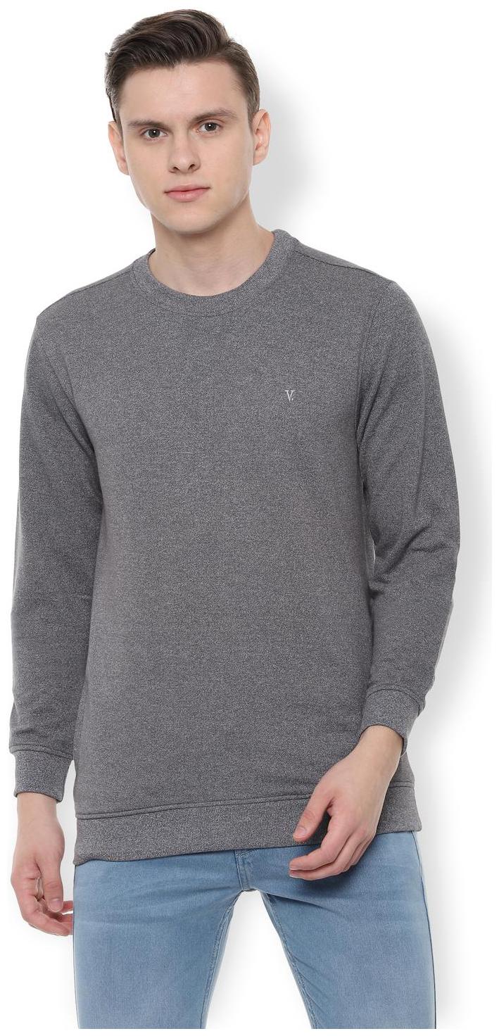 

Van Heusen Men Grey Round neck Sweatshirt