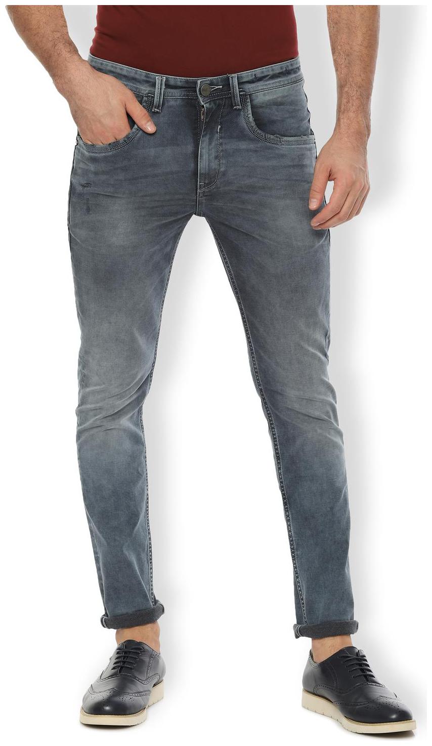 

Van Heusen Men Grey Skinny Fit Jeans