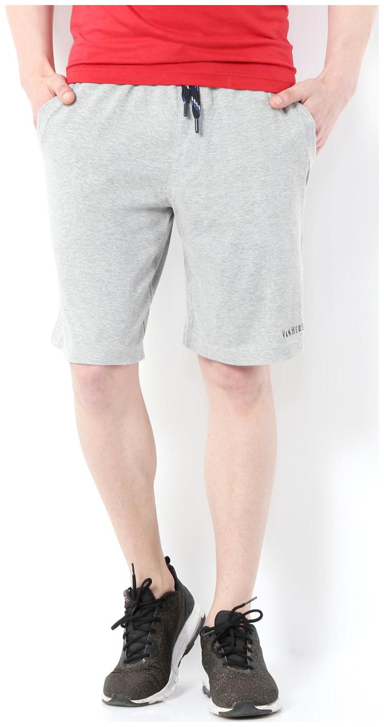 

Van Heusen Men Grey Regular Fit Regular Shorts