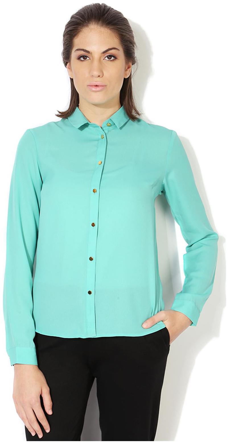 

Van Heusen Green Polyester Regular Fit Formal Shirt