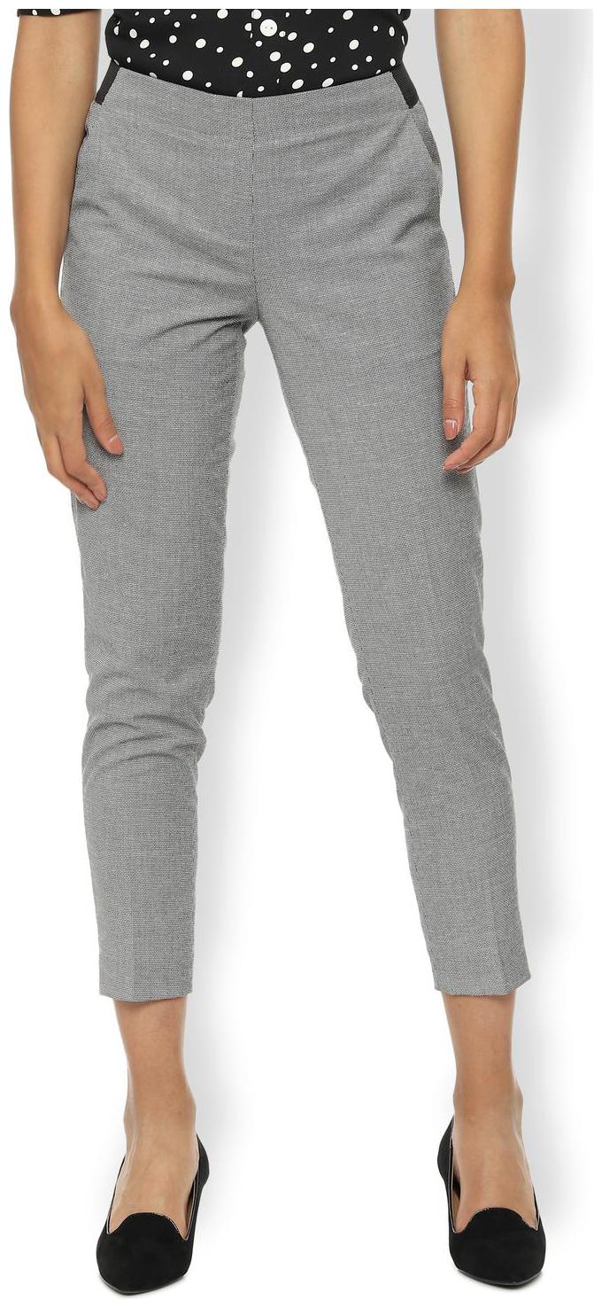 

Van Heusen Women Grey Regular fit Regular trousers