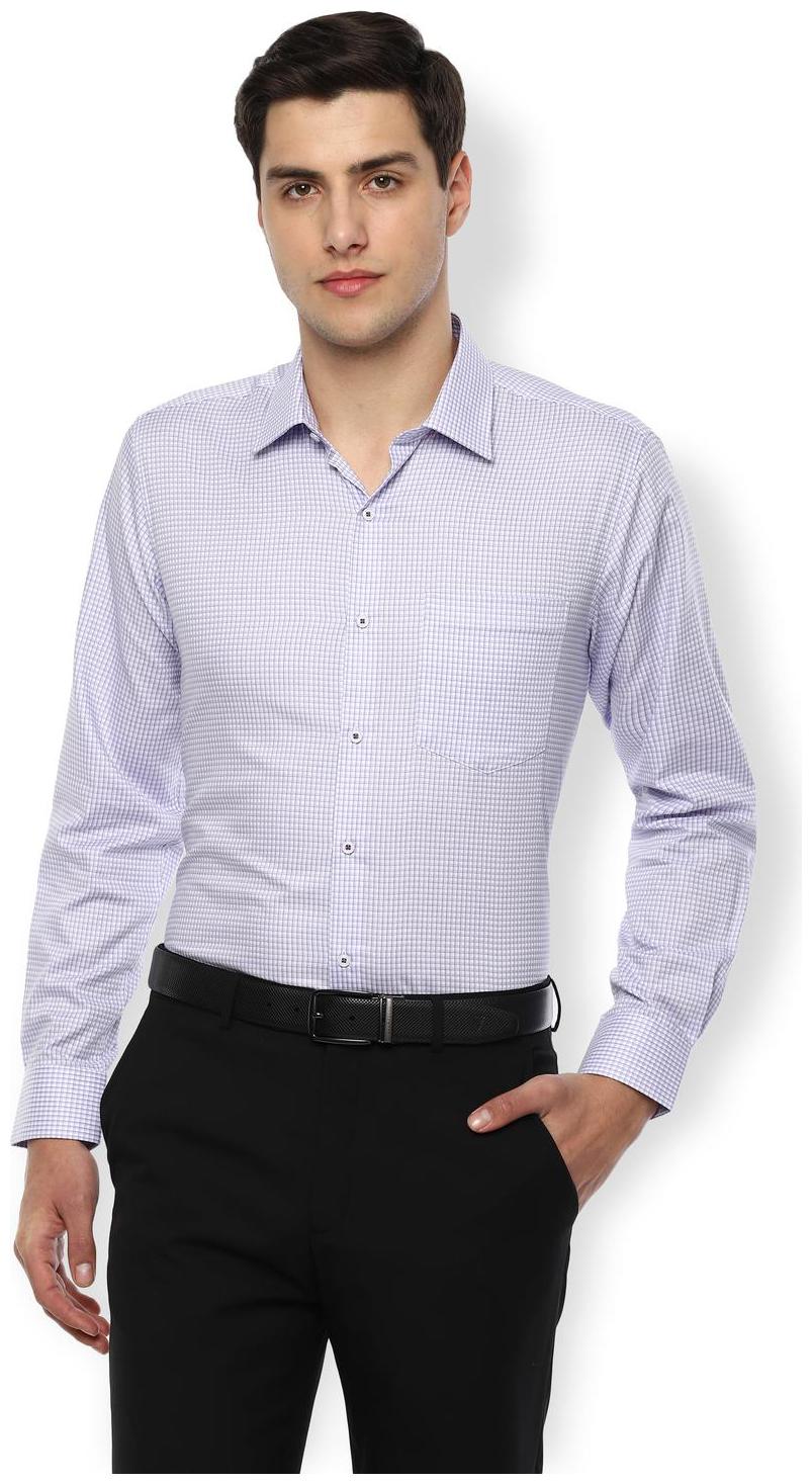 

Van Heusen Men Regular fit Formal Shirt - Purple