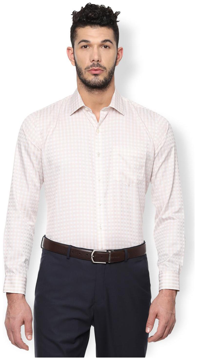 

Van Heusen Men Slim fit Formal Shirt - Beige