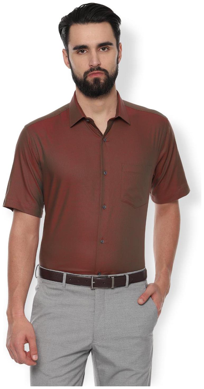 

Van Heusen Men Regular fit Formal Shirt - Brown