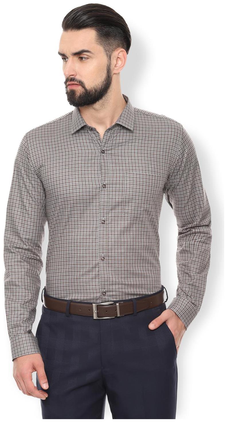 

Van Heusen Men Slim fit Formal Shirt - Grey
