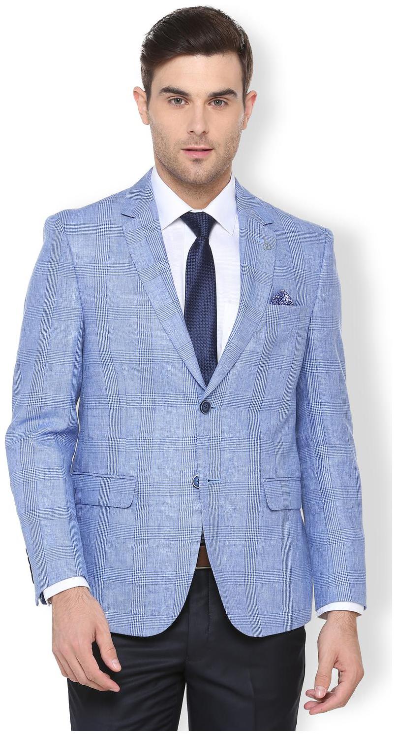 

Van Heusen Men Linen Blazers Blue