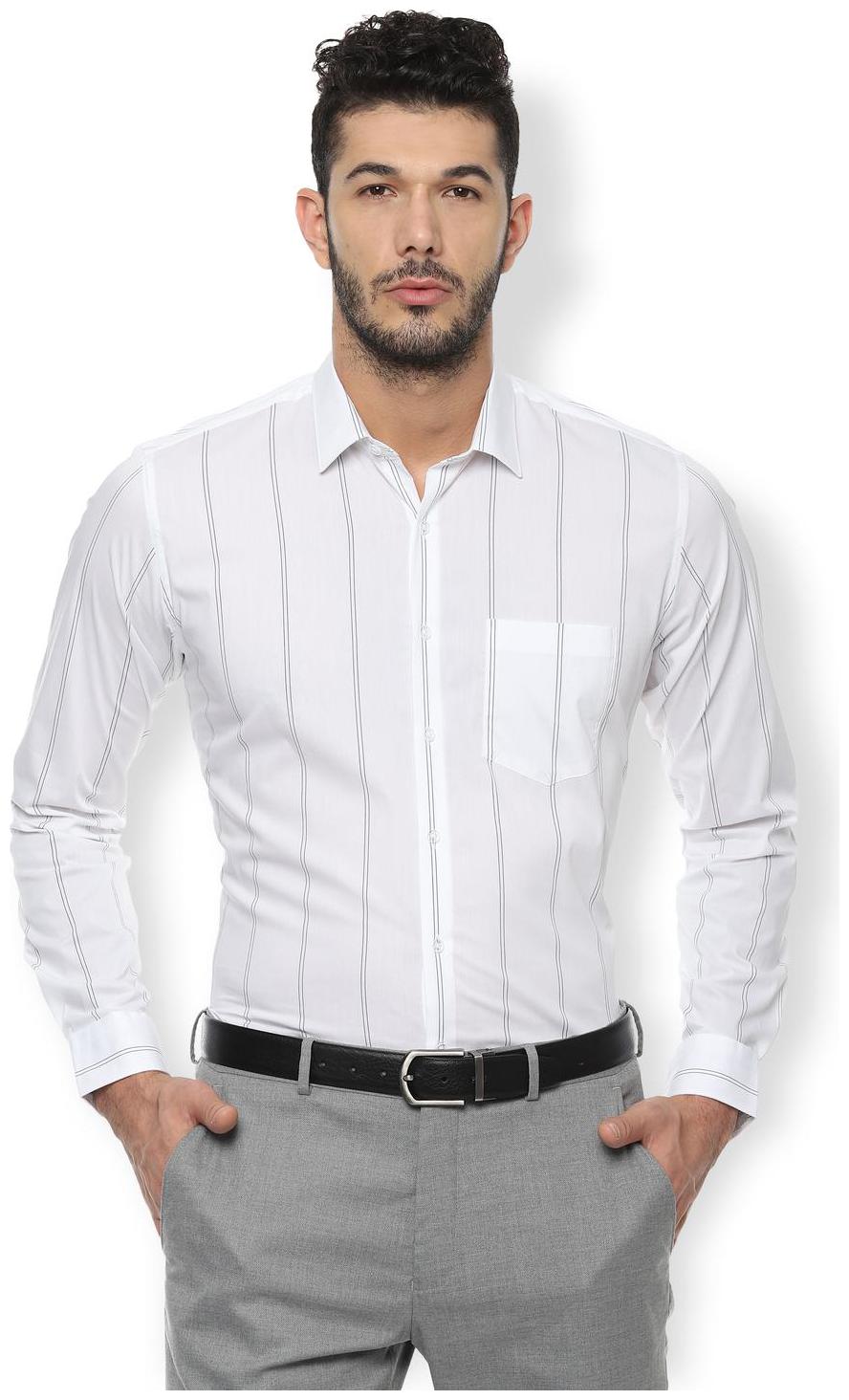 

Van Heusen Men Slim fit Formal Shirt - White
