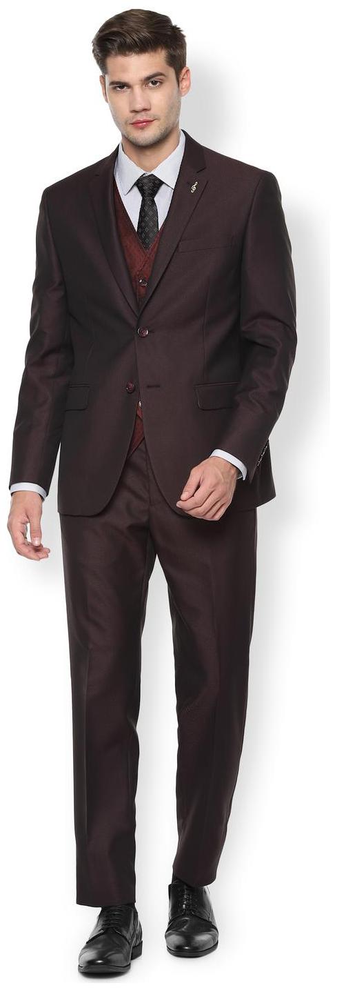 

Van Heusen Maroon Three Piece Suit