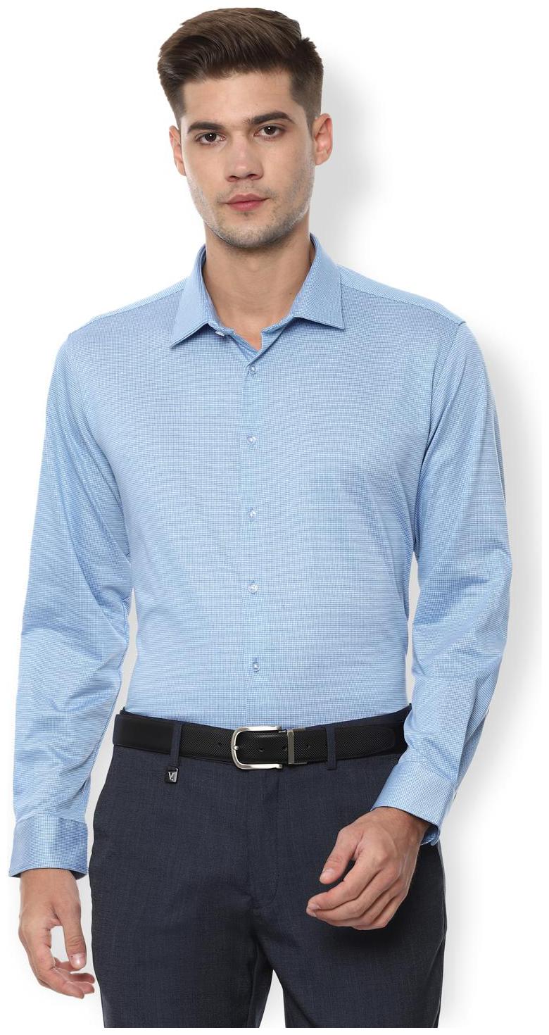 

Van Heusen Men Slim fit Formal Shirt - Blue