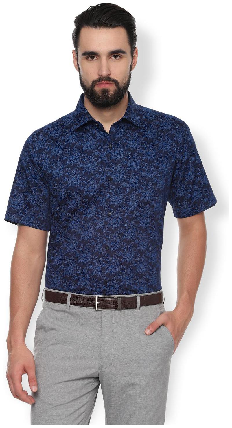 

Van Heusen Men Regular fit Formal Shirt - Blue