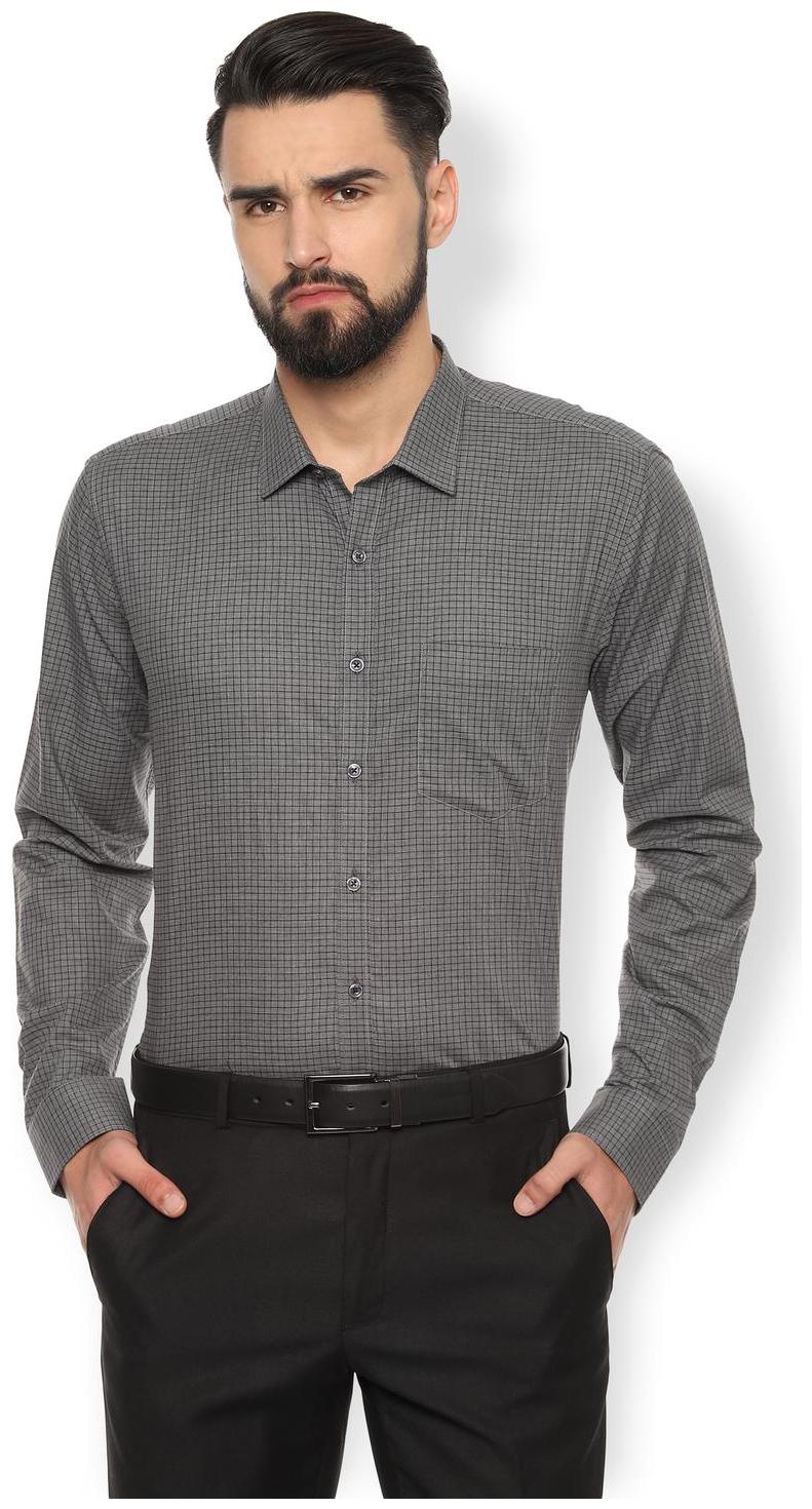 

Van Heusen Men Slim fit Formal Shirt - Grey
