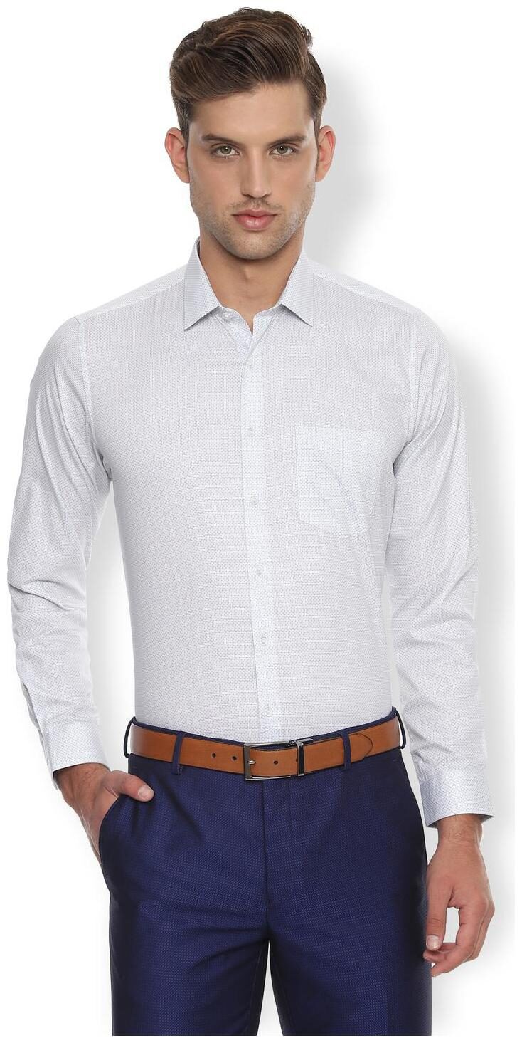 

Van Heusen Men Slim fit Formal Shirt - White