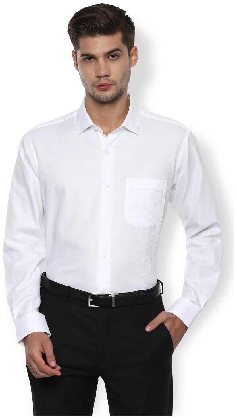 

Van Heusen Men Regular fit Formal Shirt - White