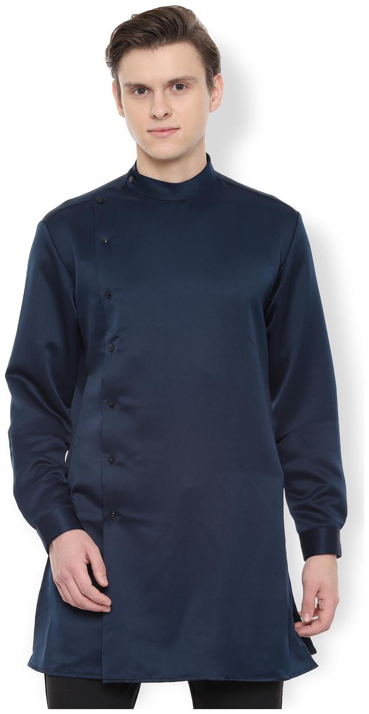 

Van Heusen Men Blue Solid Slim Fit Casual Shirt