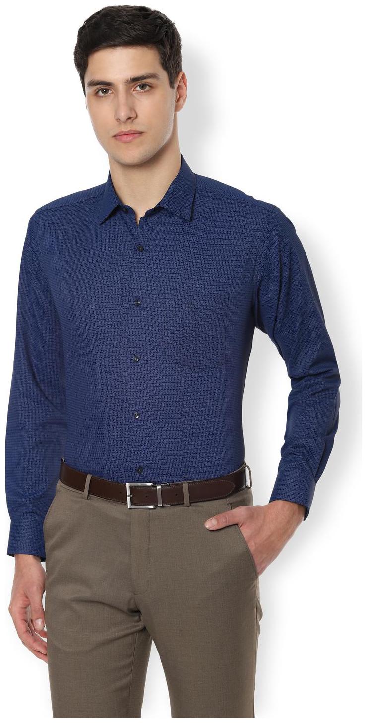 

Van Heusen Men Regular fit Formal Shirt - Blue