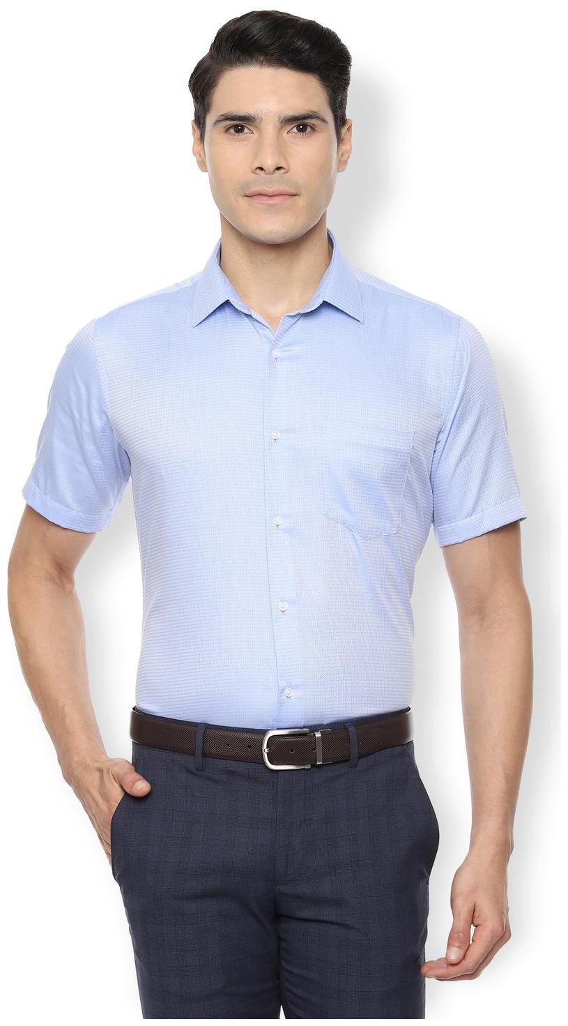

Van Heusen Men Regular fit Formal Shirt - Blue