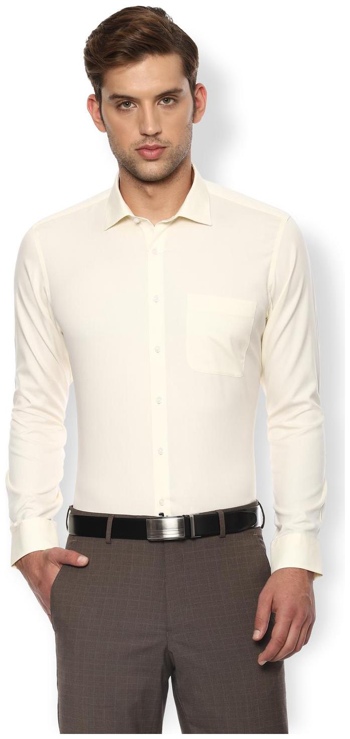 

Van Heusen Men Slim fit Formal Shirt - Yellow