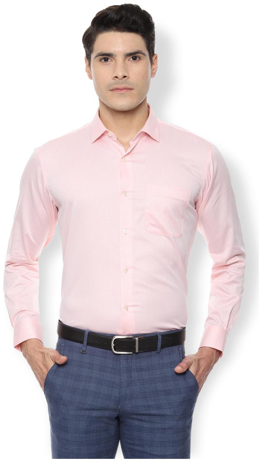 

Van Heusen Men Regular fit Formal Shirt - Pink
