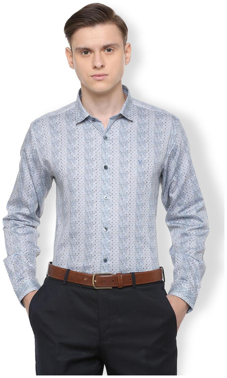

Van Heusen Men Slim fit Formal Shirt - Blue