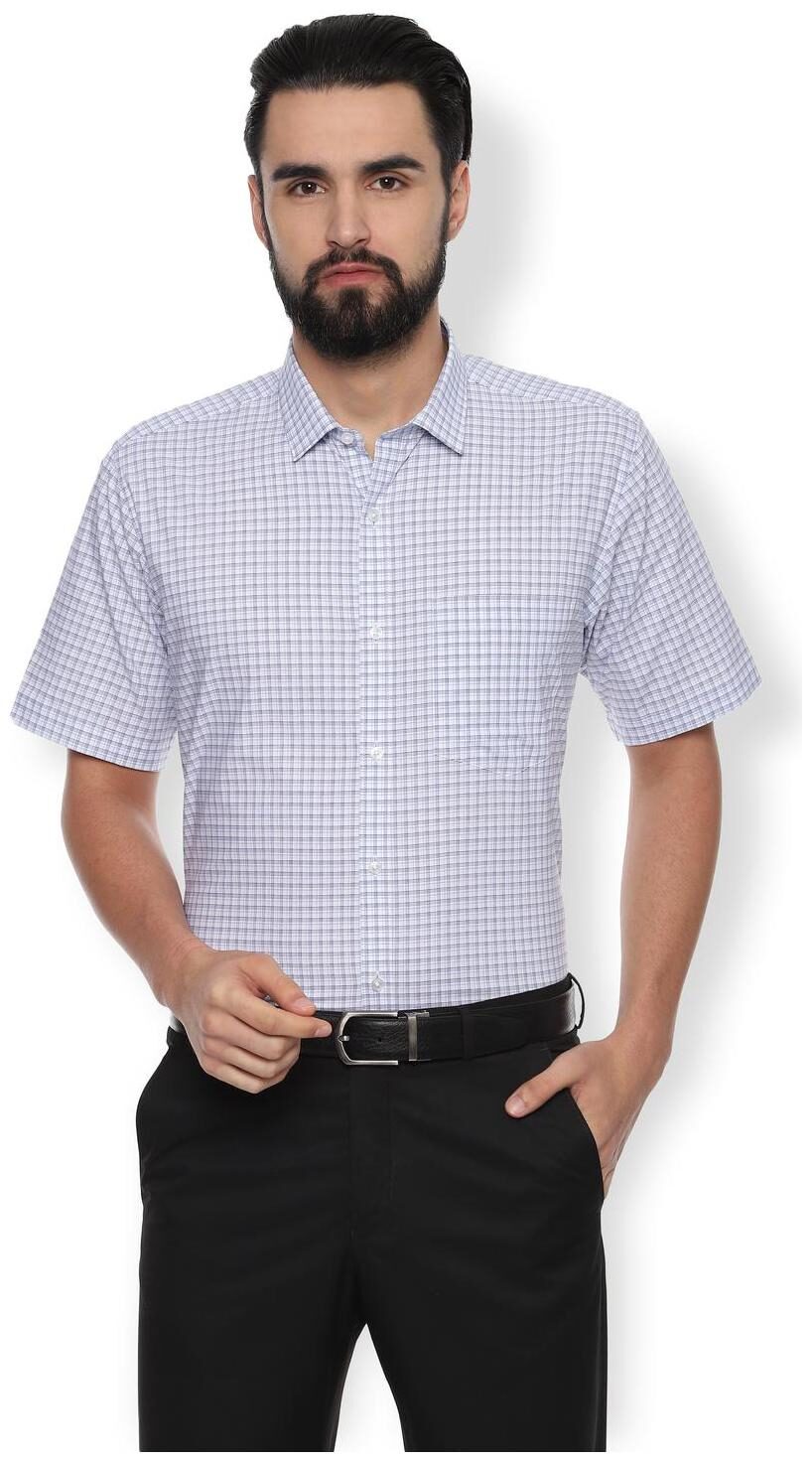 

Van Heusen Men Regular fit Formal Shirt - Blue