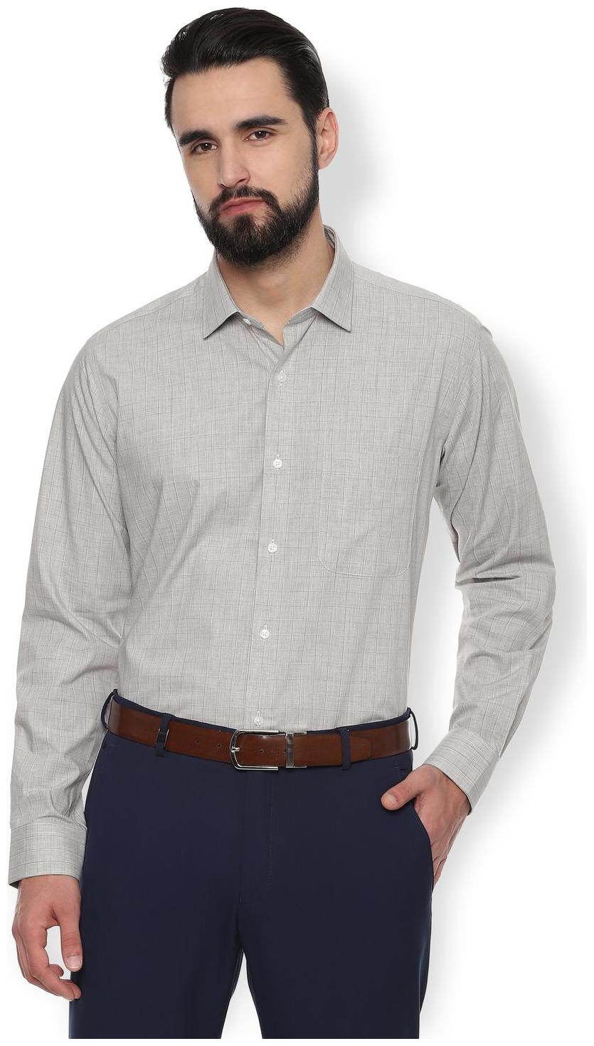 

Van Heusen Men Regular fit Formal Shirt - Grey