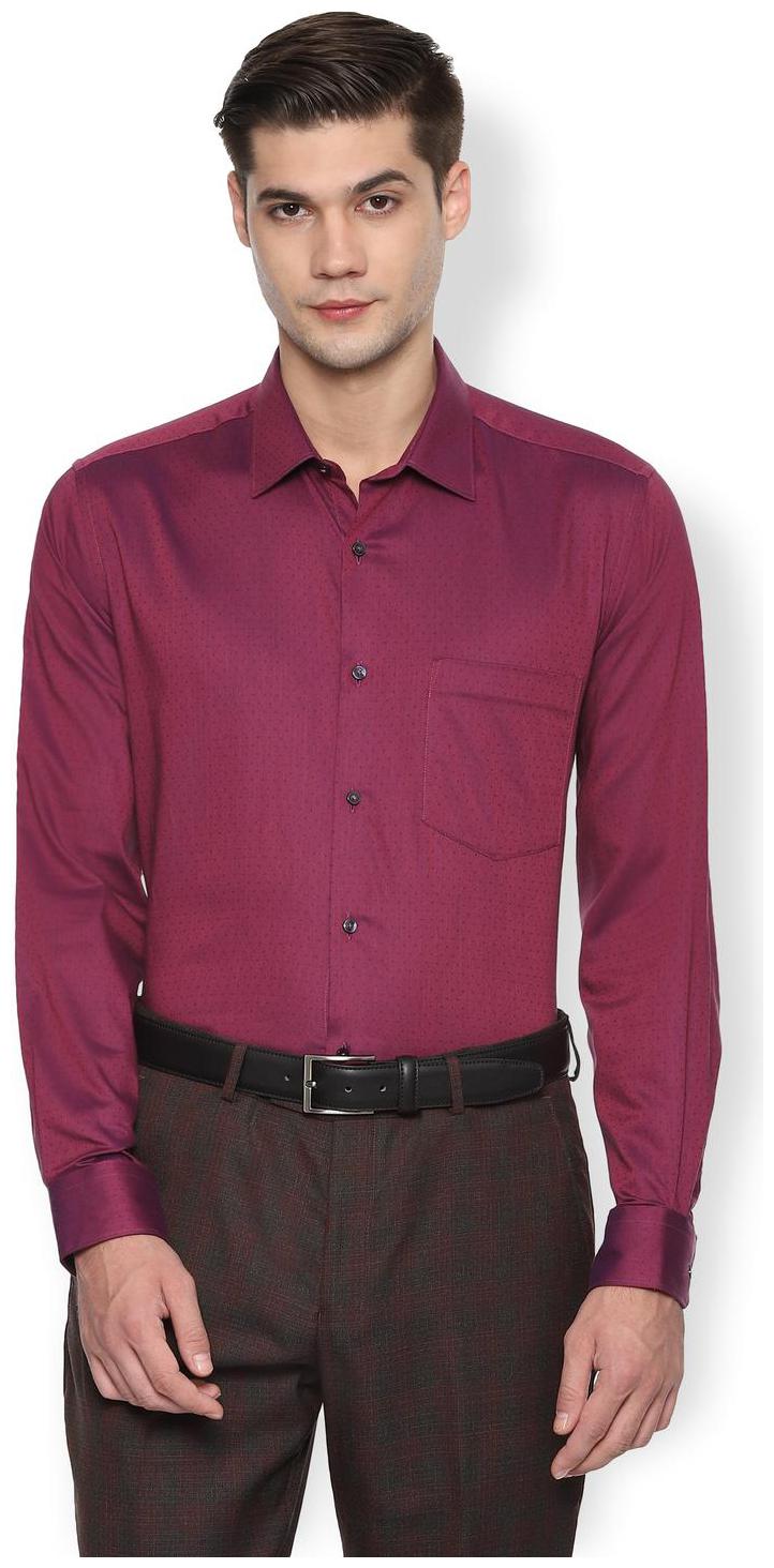 

Van Heusen Men Regular fit Formal Shirt - Purple