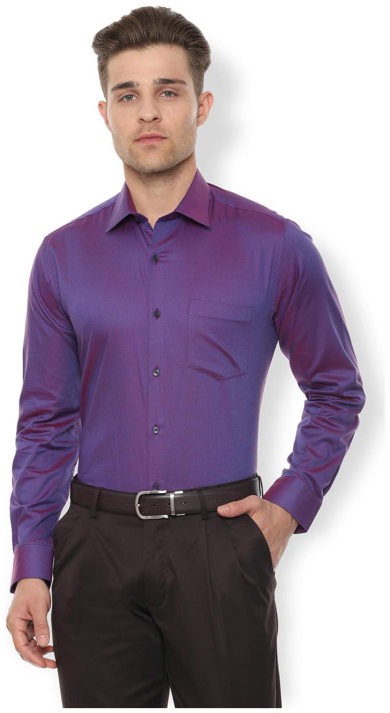 

Van Heusen Men Regular fit Formal Shirt - Purple