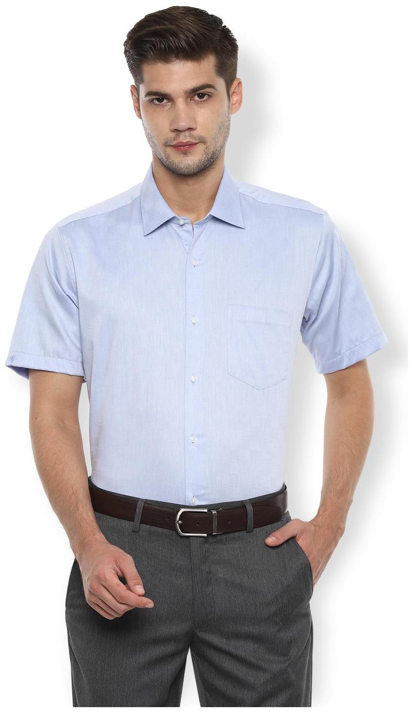 

Van Heusen Men Regular fit Formal Shirt - Blue