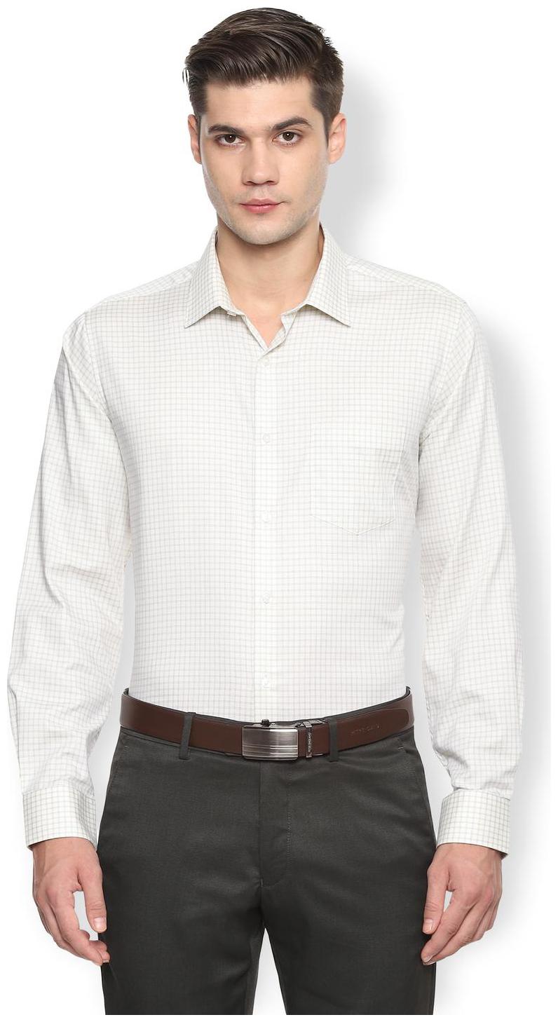 

Van Heusen Men Regular fit Formal Shirt - White