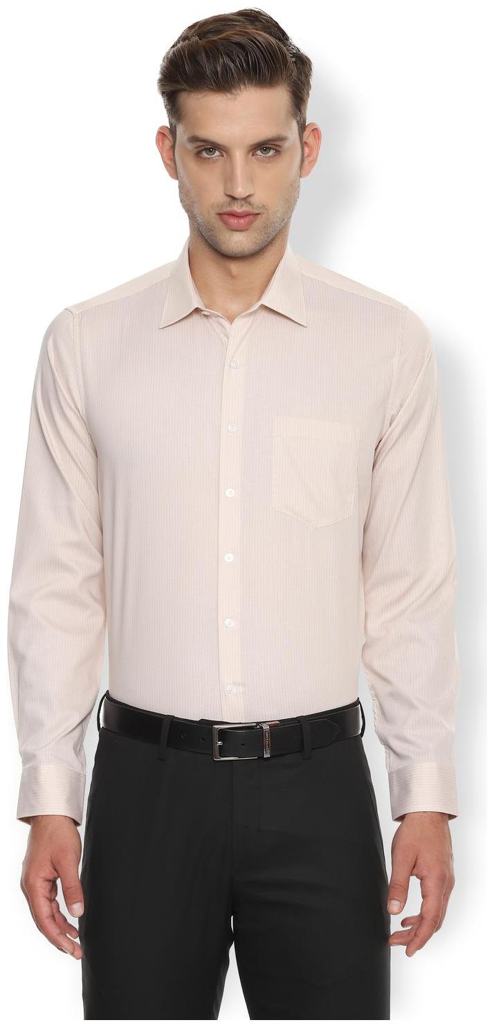 

Van Heusen Men Slim fit Formal Shirt - Cream