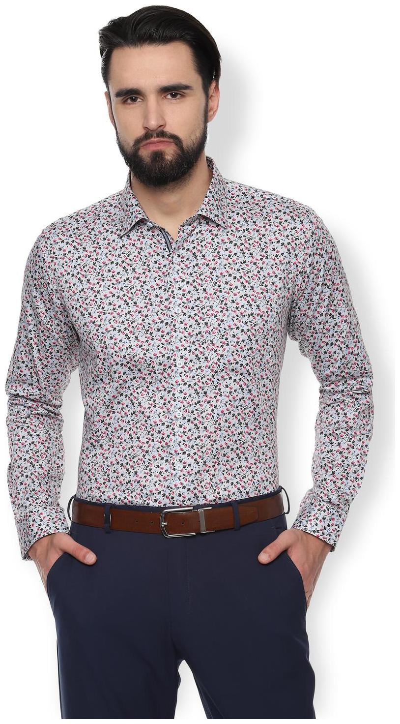 

Van Heusen Men Slim fit Formal Shirt - Grey